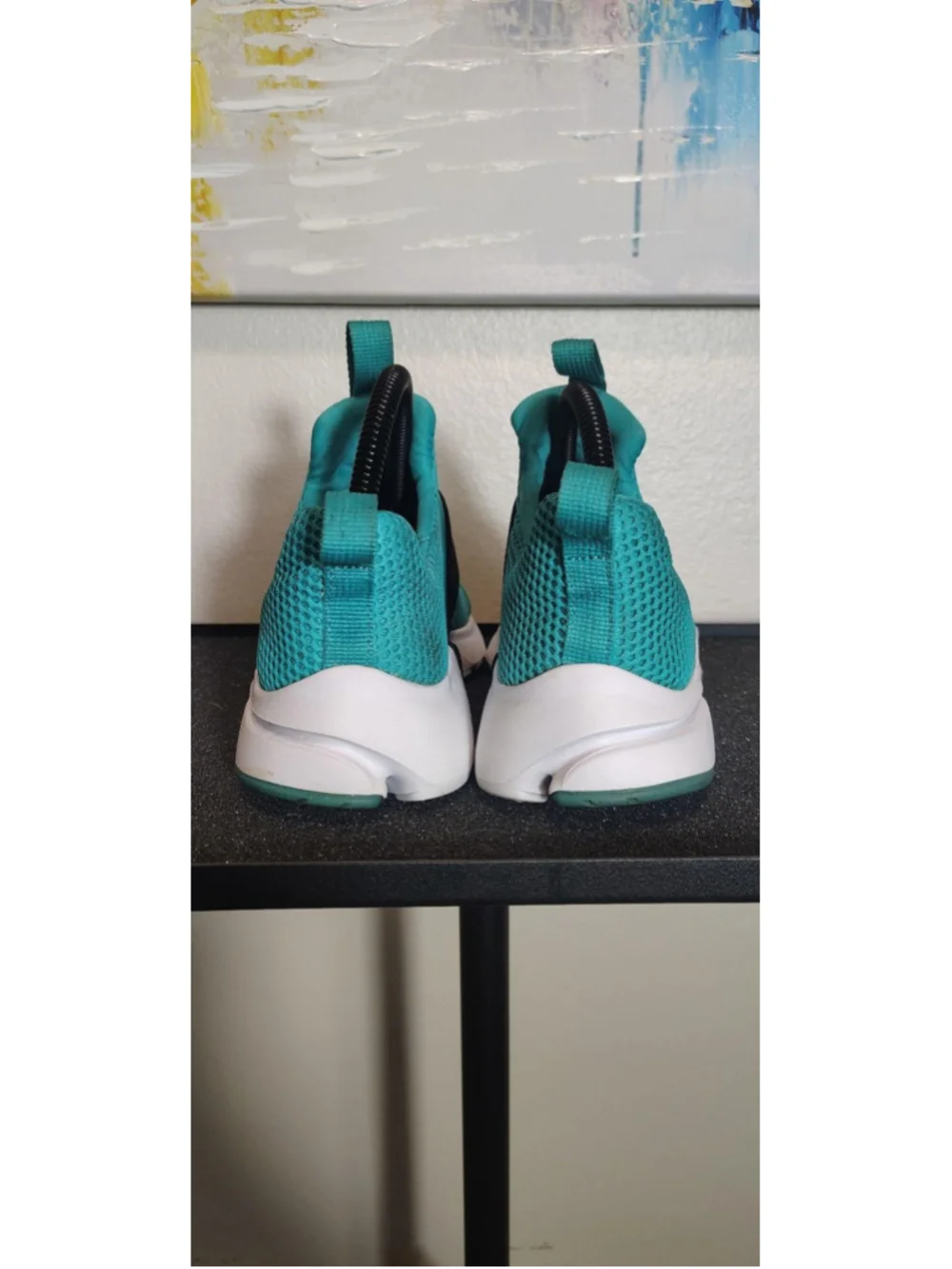 Nike Presto Extreme Shoes Youth Size 5Y Green Black Slip-On Sneakers 870022-300
